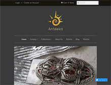 Tablet Screenshot of anteeka.com